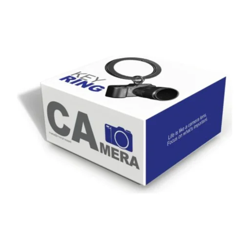 Gunmetal Camera Keyring - Metalmorphose - Image 2