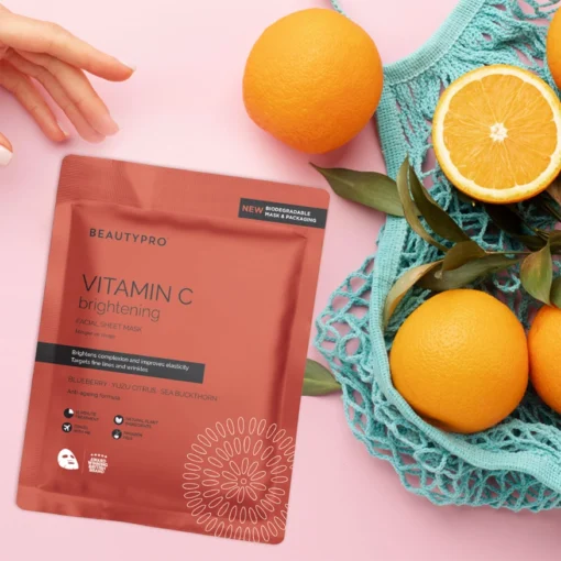 Vitamin-C Brightening Facial Sheet Mask