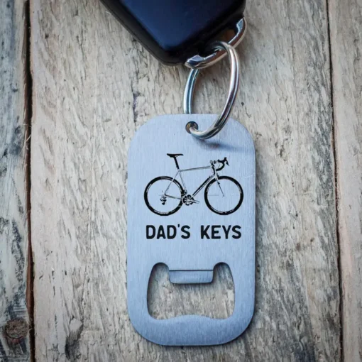 'Dad's Keys' Keyring Bottle Opener