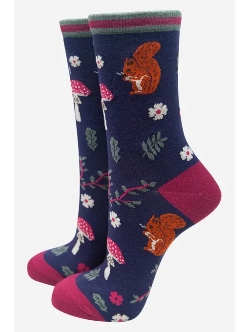 Women's Squirrel Ankle Socks