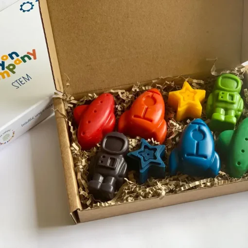 Space Set of 8 Vegan Crayons