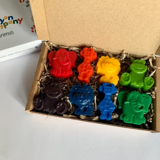 Safari Set of 8 Vegan Crayons