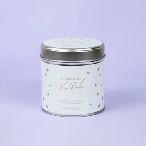 Beautiful New Baby White Scented Candle