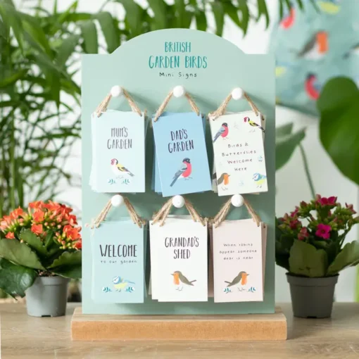 Garden Bird Mini Signs