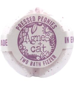 Agnes + Cat  Double Bath Fizzer - Pressed Peonies