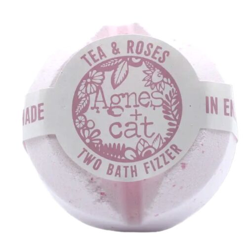 Agnes + Cat  Double Bath Fizzer - Tea and Roses