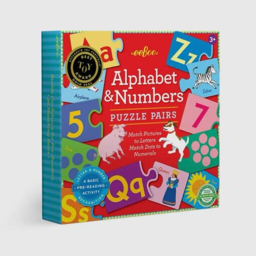 Alphabet & Numbers - Puzzle Pairs