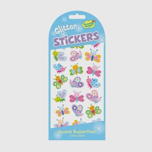 Sweet Butterflies Glitter Stickers