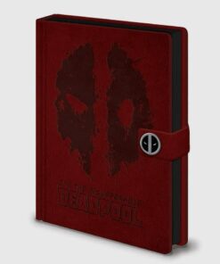 Deadpool Splat A5 Premium Notebook With Clasp