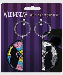 Wednesday & Enid Window Keychain (2 Pack)