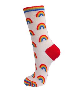 Womens Rainbow Bamboo Socks