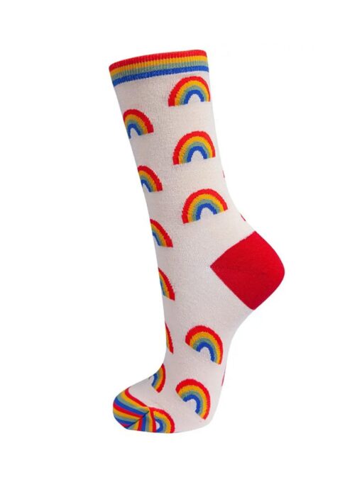 Womens Rainbow Bamboo Socks