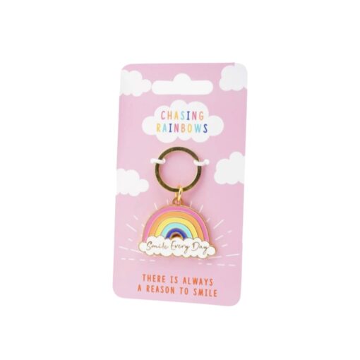 Chasing Rainbows 'Smile Every Day' Keyring