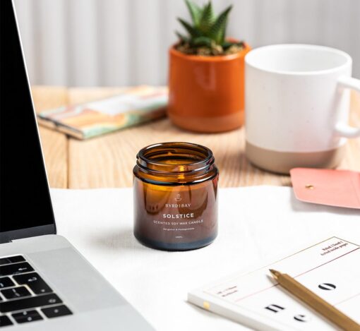 Byrd and Bay Scented Solstice Candle