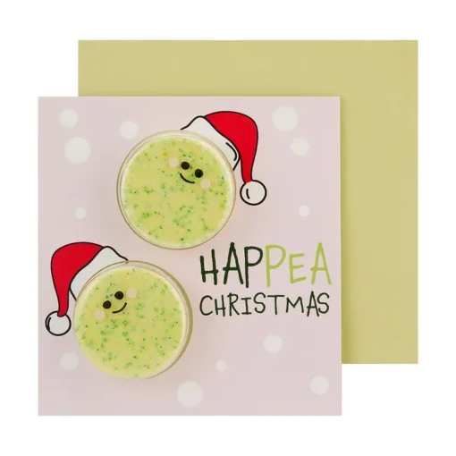 Sweet Pea Bath Bomb 'Happea Christmas' Card (50g)