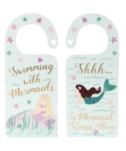 Swimming With Mermaids Door Hanger
