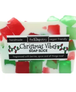 The Soap Story Christmas Vibes Soap Slice