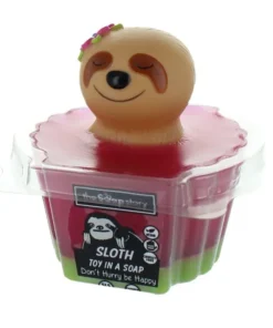 The Soap Story Sleepy Sloth Toy in Soap