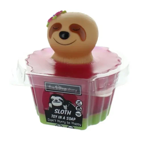 The Soap Story Sleepy Sloth Toy in Soap
