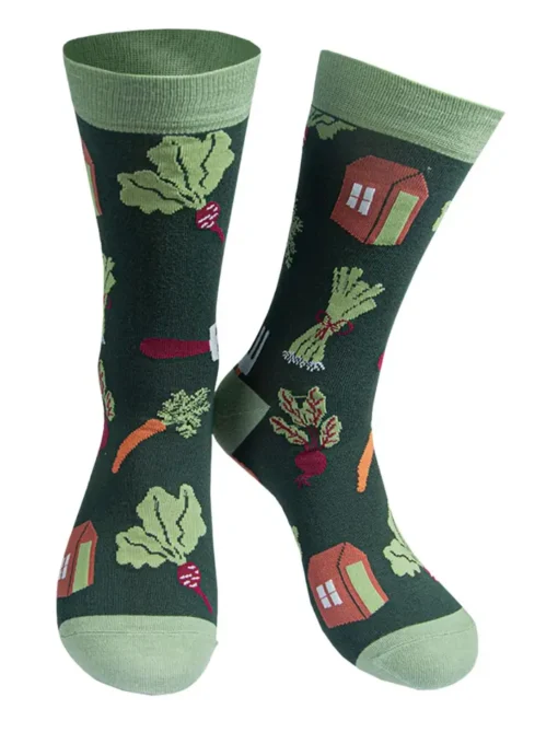 Mens Bamboo Garden Themed Socks