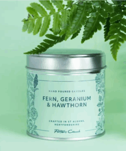Fern, Geranium & Hawthorn Wellness Candle