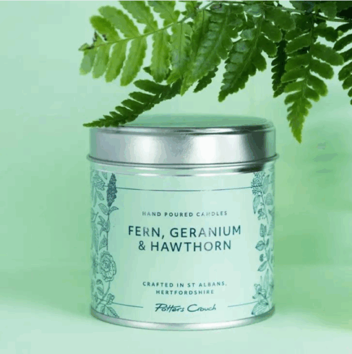 Fern, Geranium & Hawthorn Wellness Candle
