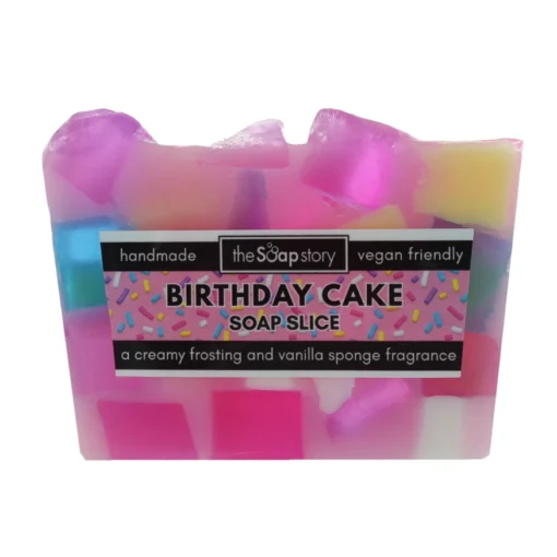 The Soap Story Birthday Cake Soap Slice