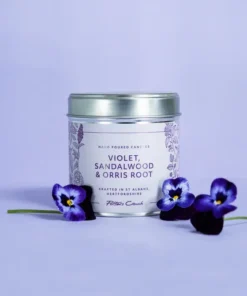 Violet, Sandalwood & Orris Root Wellness Candle