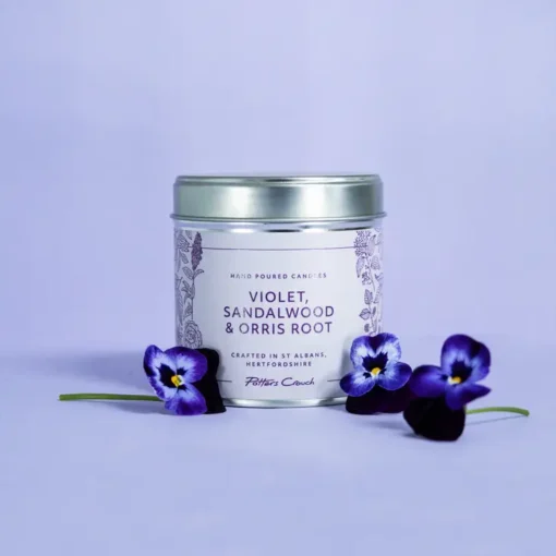 Violet, Sandalwood & Orris Root Wellness Candle