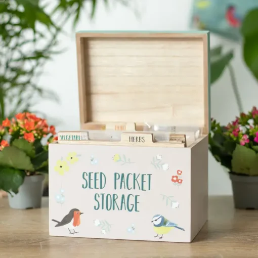 Garden Birds Seed Packet Storage Box - Image 2