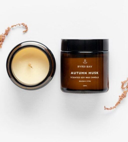 Byrd and Bay Autumn Musk Scented Candle