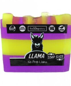 The Soap Story No Drama Llama Soap Slice