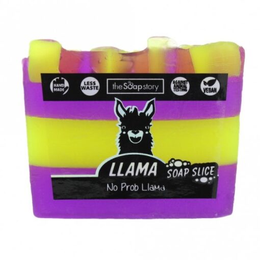 The Soap Story No Drama Llama Soap Slice