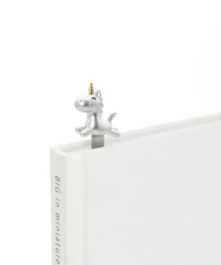 Cute Silver Unicorn Metal Bookmark