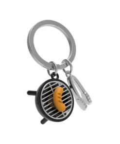 BBQ Grill Metal Keyring - Metalmorphose