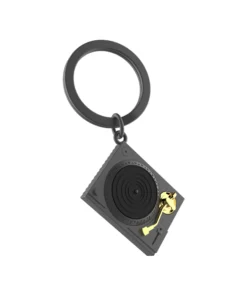 Retro Turntable Keyring - Metalmorphose