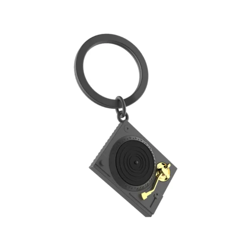 Retro Turntable Keyring - Metalmorphose