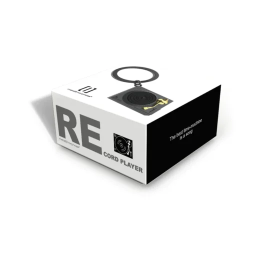 Retro Turntable Keyring - Metalmorphose - Image 2
